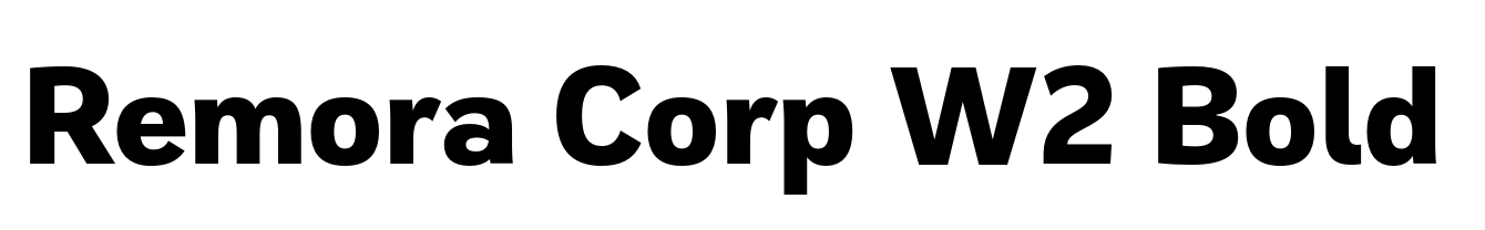 Remora Corp W2 Bold